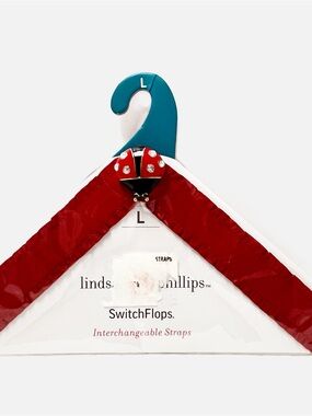 Lindsay Phillips SwitchFlops Kirby Lady Bug Interchangeable Straps L 9/10/11